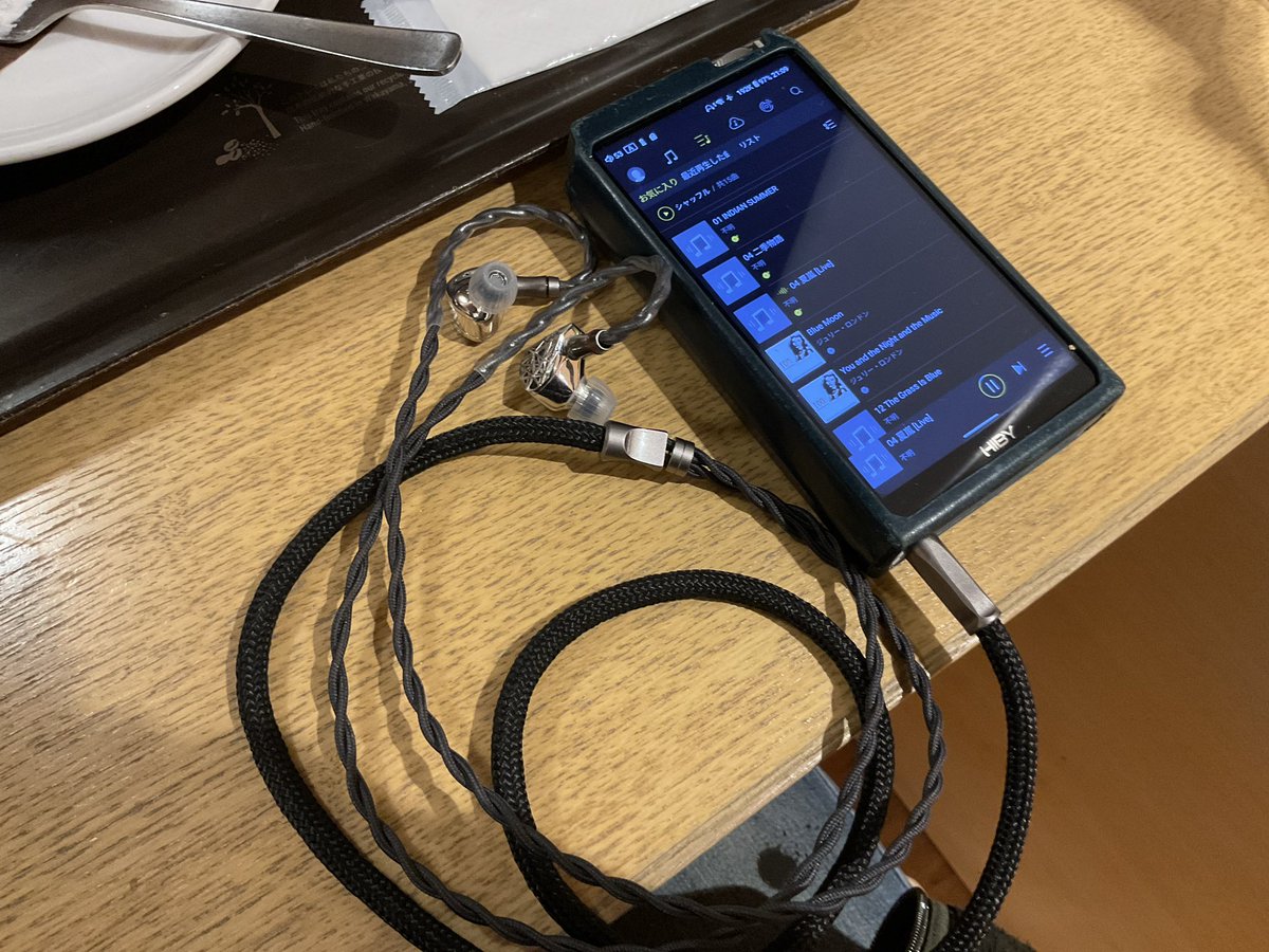 全域厚くなるというよかケーブルが消失してDAP直イヤホンな感じかも