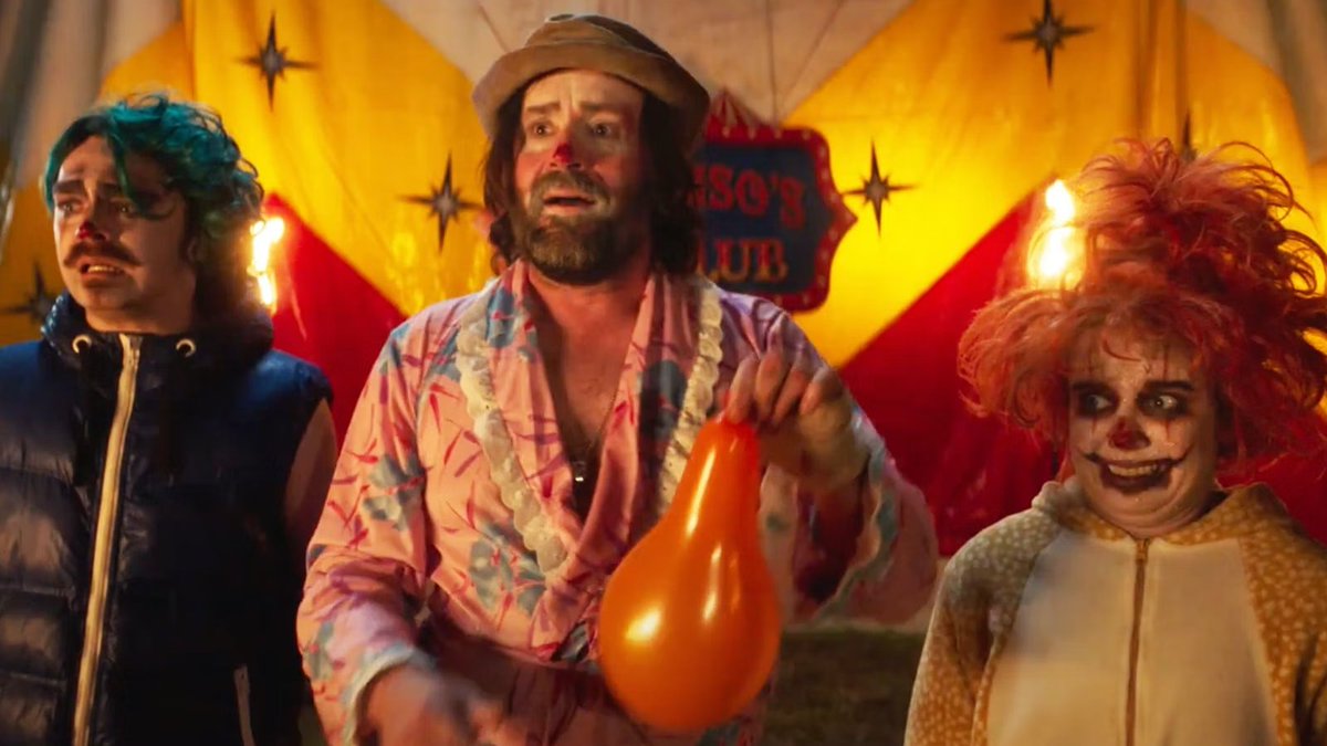 itsjavioncemore's tweet photo. Es cierto que el humor de "Apocalypse Clown" (2023) es, en ocasiones, algo fallido. Sin embargo, sus momentos absolutamente hilarantes hacen que merezca la pena, además de un argumento disparatado y sus personajes memorables. Una grata sorpresa 🎬 #FANCINE2023 https://t.co/HO0XZEG37c