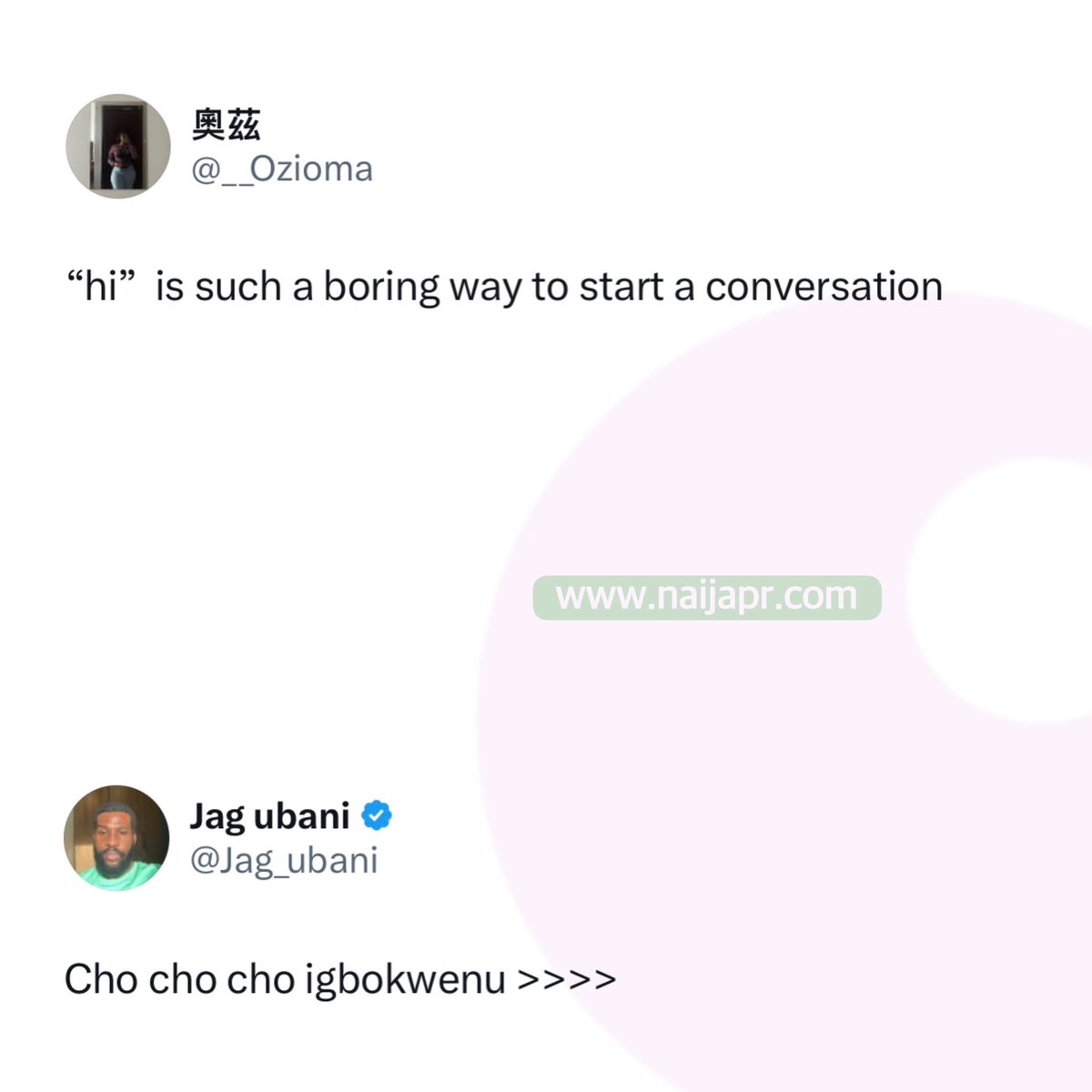 Naija tweet media