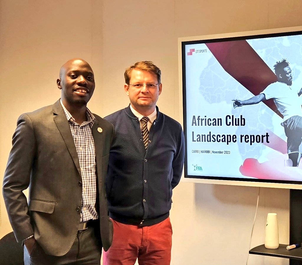 JaroszOlivier's tweet photo. ๐ Hosted my colleague @BrianWesaala to discuss Eastern African #sportsgeopolicy and our unique @LTTsports X @TheFFAfrica #AfricanClub Landscape Report at the @GenevaDiplomacy ๐บ๐ณ๐จ๐ญ
โฝ Africa's sport journey is rich with potential.
๐ Download the report https://t.co/iM6s8TgIoB https://t.co/KbJnqBgkd6