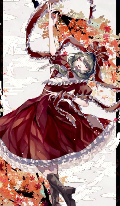 「autumn leaves dress」 illustration images(Latest)