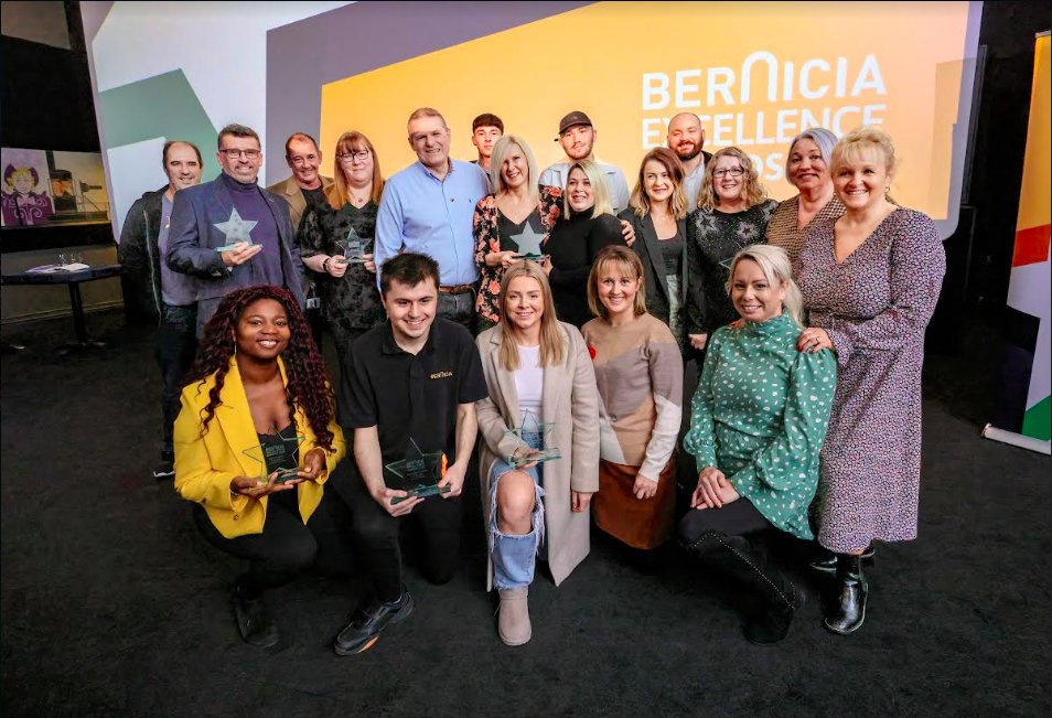 A wonderful event celebrating our colleagues and everything they bring to our business and our lives. The Bernicia Excellence Awards 2023 turned the spotlight onto our colleagues. Every winner pictured here was nominated by a person they work with. tinyurl.com/34epuy48