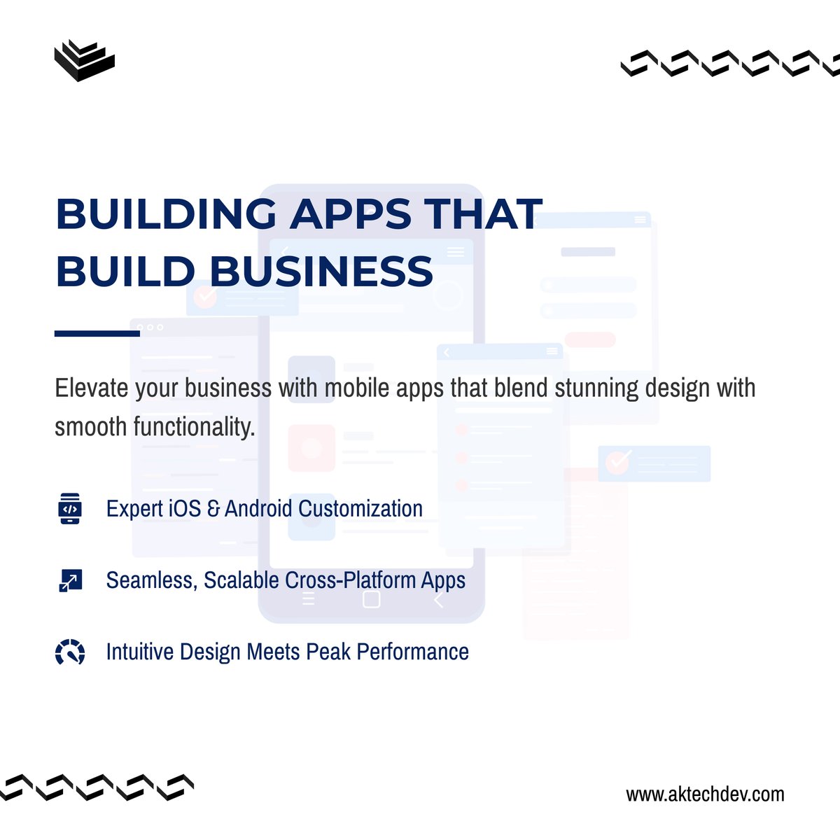 Grow your business with apps that deliver. Our cross-platform solutions merge intuitive design with peak performance.

#DigitalInnovation #AppDevelopment #MobileExcellence #BusinessTech #iOSAndroid #UserExperience #PerformanceDriven