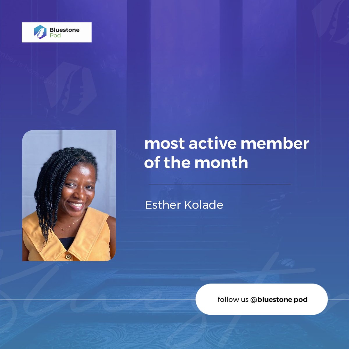 We want to take this opportunity to express our sincerest gratitude to Paul Onigbogi and Esther Kolade for their outstanding contributions and unwavering commitment to our organization. #activemember #PersonalDevelopment #PersonalGrowth #CareerGoals