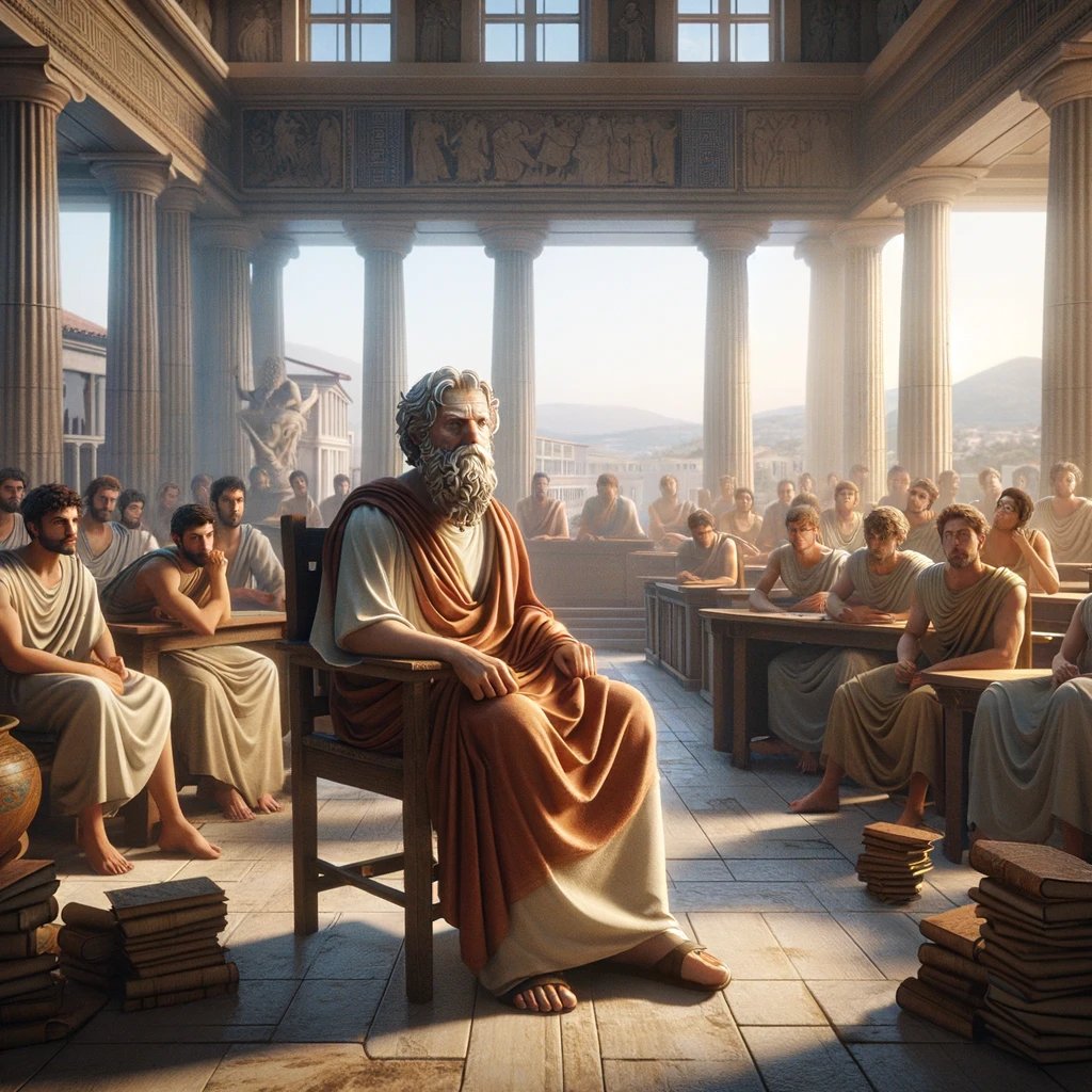 "We have two ears and one mouth so that we can listen twice as much as we speak." — Epictetus 📜

In his discourses, Epictetus often stressed the value of listening as a pathway to wisdom, a principle he embodied through his own life as a teacher.