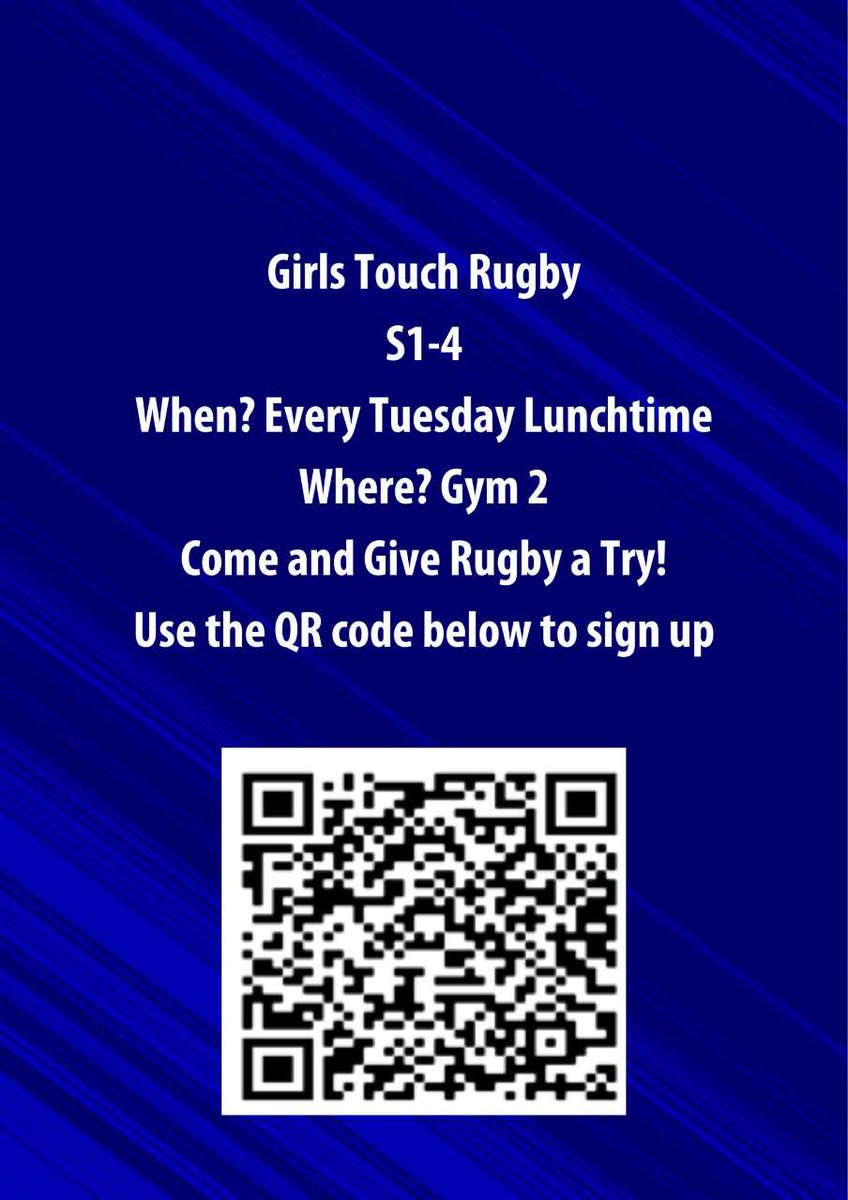 MGSActive's tweet photo. Girls Touch Rugby is starting up tomorrow at Lunch time in Gym 2! 🏉🏉

Great way to get active, meet new friends and promote positive Mental Health! 🧠💙

Join us at lunch tomorrow and see if it is for you!   
#ThisGirlCan

@MRFC_YOUTH @mgs_pe @MGSParents @mgsonline https://t.co/9C0J73Ff2x