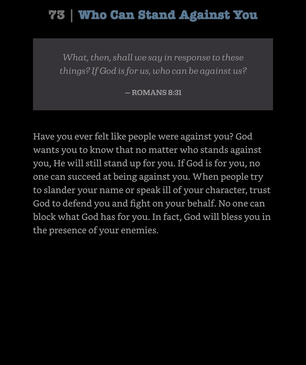 My daily devotional this morning. This was too good not to share. Be blessed!