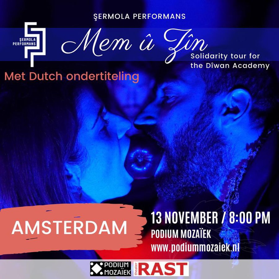 Vê êvarê!

Vanavond!

<a href="/TheaterRAST/">Theater RAST</a> <a href="/SermolaPerfrmns/">Şermola Performans</a> <a href="/SermolaB/">Şermola Germany</a> <a href="/mirzametin/">Mɪ̂ʀᴢᴀ M*t*n</a> <a href="/mamogiyan/">kenan demir</a>