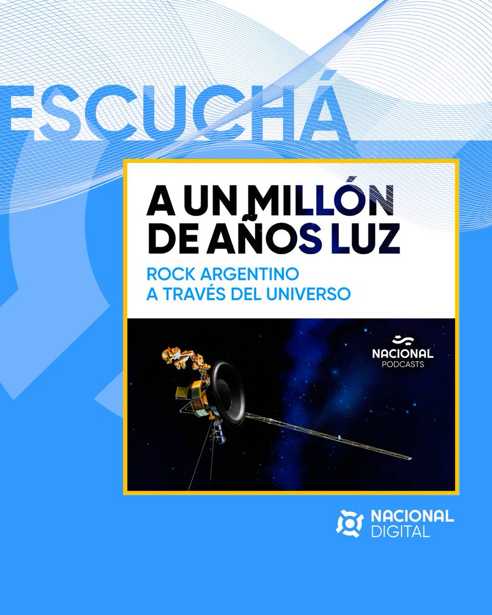 🔊 Esta semana en #NacionalDigital 

Te invitamos a escuchar "A UN MILLON DE AÑOS LUZ" – JULIAN KARTUN

No te pierdas este y muchos más contenidos en 👇
nacionaldigital.com.ar