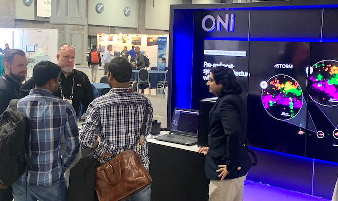 oniHQ's tweet photo. Are you at #SfN2023? Stop by our booth (#1016) and find out how our single-molecule technology can help you push the boundaries of #neuroscience with our new #DiscoveryKit kit for sample preparation and #Nanoimager for studying neurons, synapses &amp; receptors with #superresolution! https://t.co/IeLOOKTPgu