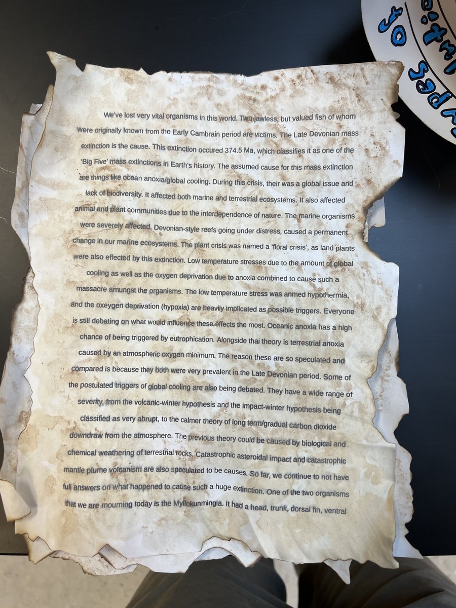 21st_Teaching's tweet image. This project based learning assignment asked students to research causes of mass extinctions throughout Earth’s history. Students chose a range of ways to present their findings. Follow the link in my profile to learn more about this lesson. #GeologicTime #ProjectBasedLearning