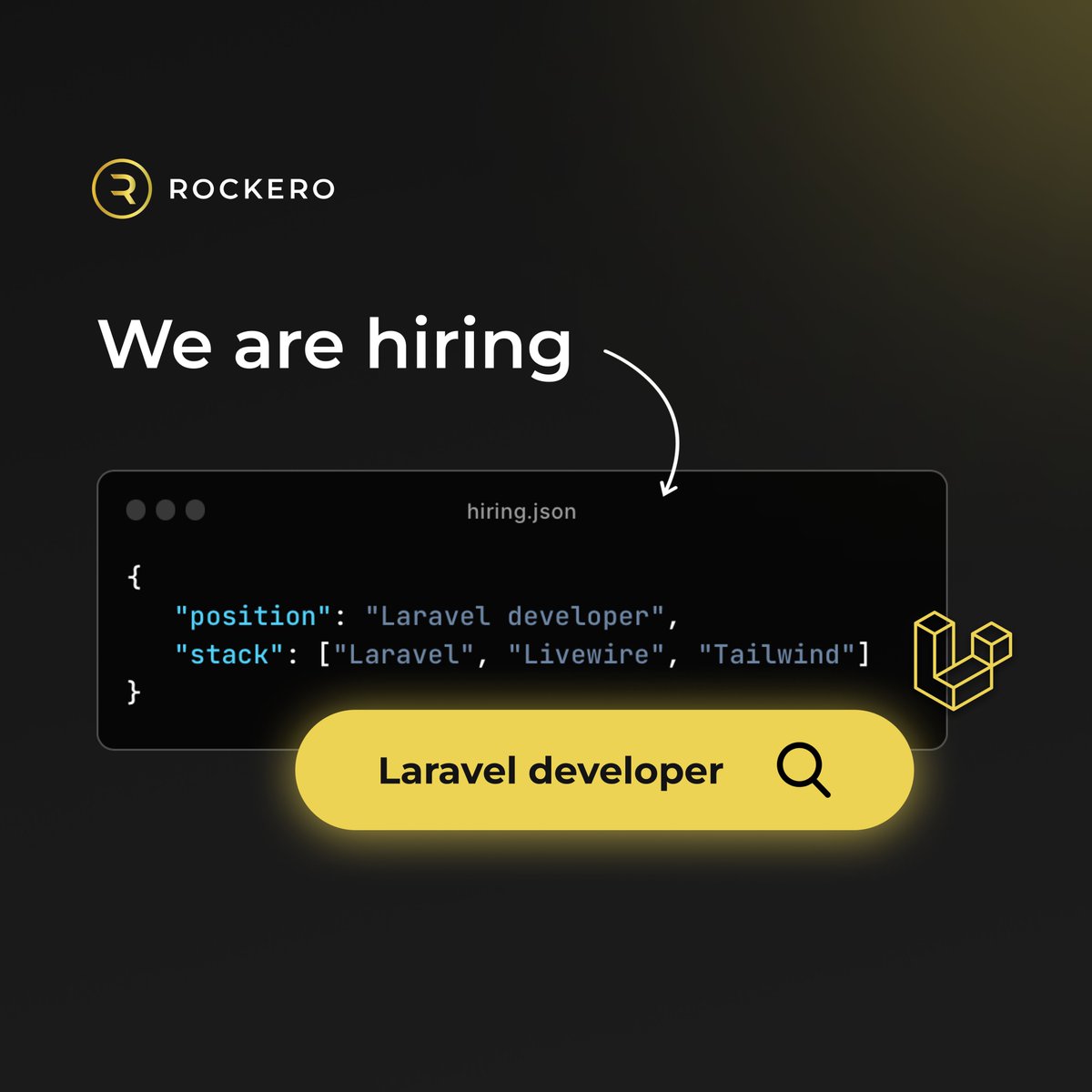 Laravel developer wanted! 👨🏻‍💻

Je to tak, uvítáme v našem týmu dalšího nadšeného vývojáře! Milujeme Laravel a hledáme někoho, kdo to má stejně. Proklikni se odkazem a dozvíš se víc ➡️: rockero.cz/hiring

Tak co, přidáš se k nám? 😎

#hiring #hiringdeveloper…