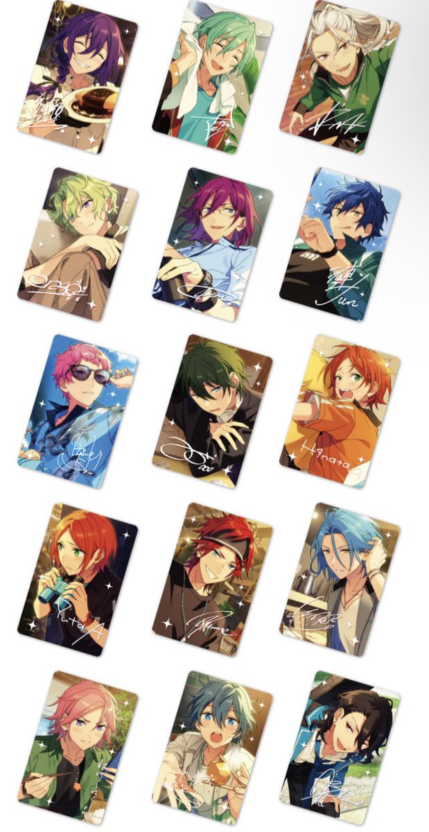 あんスタ 韓国 新商品 フォトカード 全49種 販売方式:ランダム サイズ