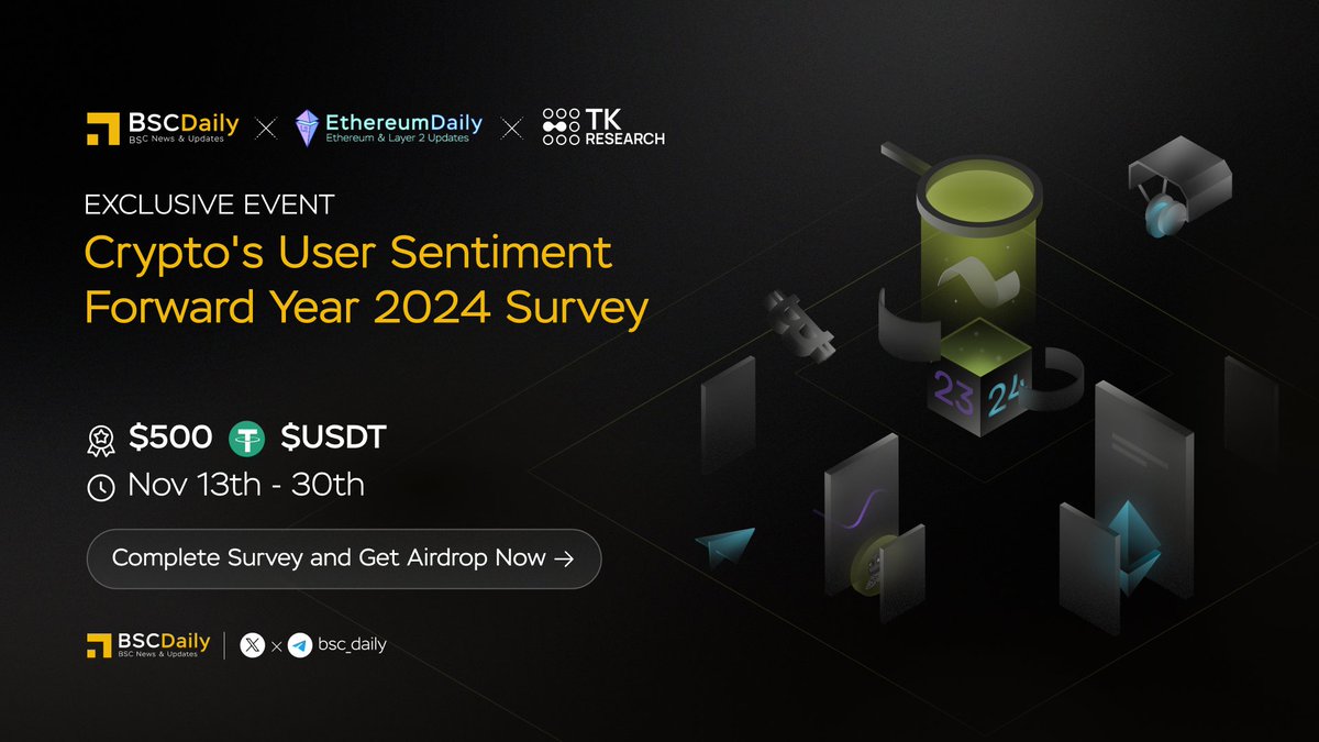 🚀 Calling all Crypto Mavericks who conquered the Crypto Winter!

📈Share your stellar insights for 2024 with <a href="/TKVResearch/">TK Research</a>

Participate in our survey to share your insights and predictions for 2024. Your perspectives will feature prominently in our upcoming report.

As a gesture