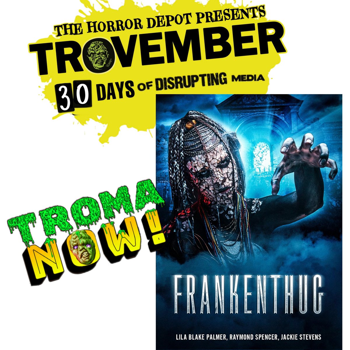 HorrorDepot1's tweet photo. Today's Trovember pick is Frankenthug from 2005. Shout out to @ZSnygg for putting a new spin on an old tail. It's got memorable characters, story, and lots of blood and guts. You should watch it!
#frankenstein #frankenthug #guts #gore https://t.co/tQmr3RL0u0