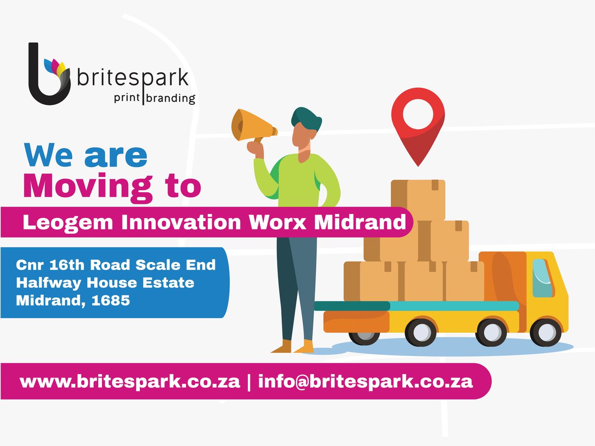 BritesparkComms's tweet photo. #ALRERT 📢

As of the 1st December 2023, we will start a brand new chapter in our corporate journey.

Do come and view our new space, and explore more of our services!

Connect with us on info@britespark.co.za / 010 001 0113 https://t.co/HQect7YBNk
