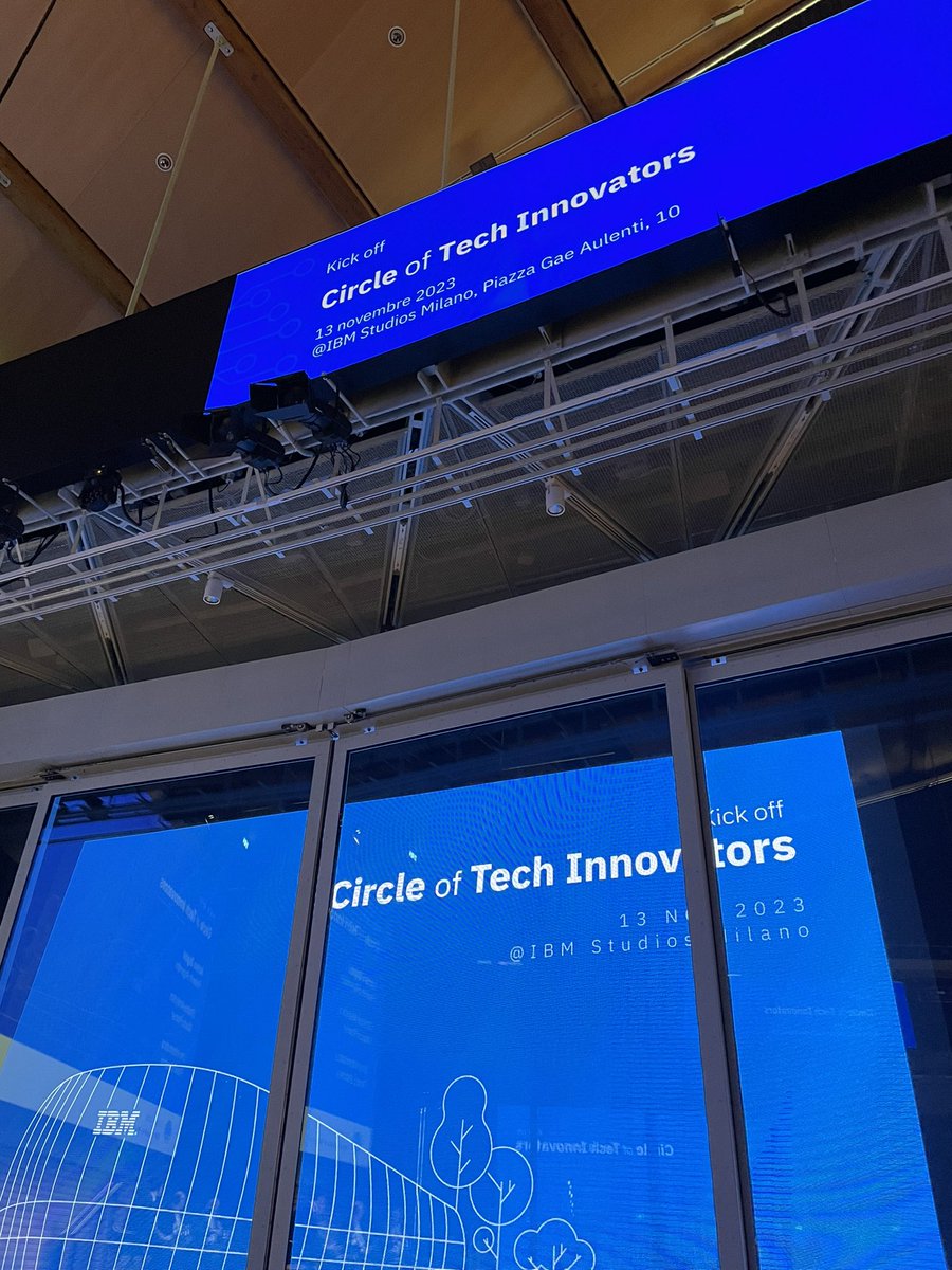 domenicoraguseo's tweet photo. Interesting initiative . Thanks for inviting me at #circleoftechinnovators @IBMItalia #italy #italia #mlan https://t.co/sZu3cFAcVi