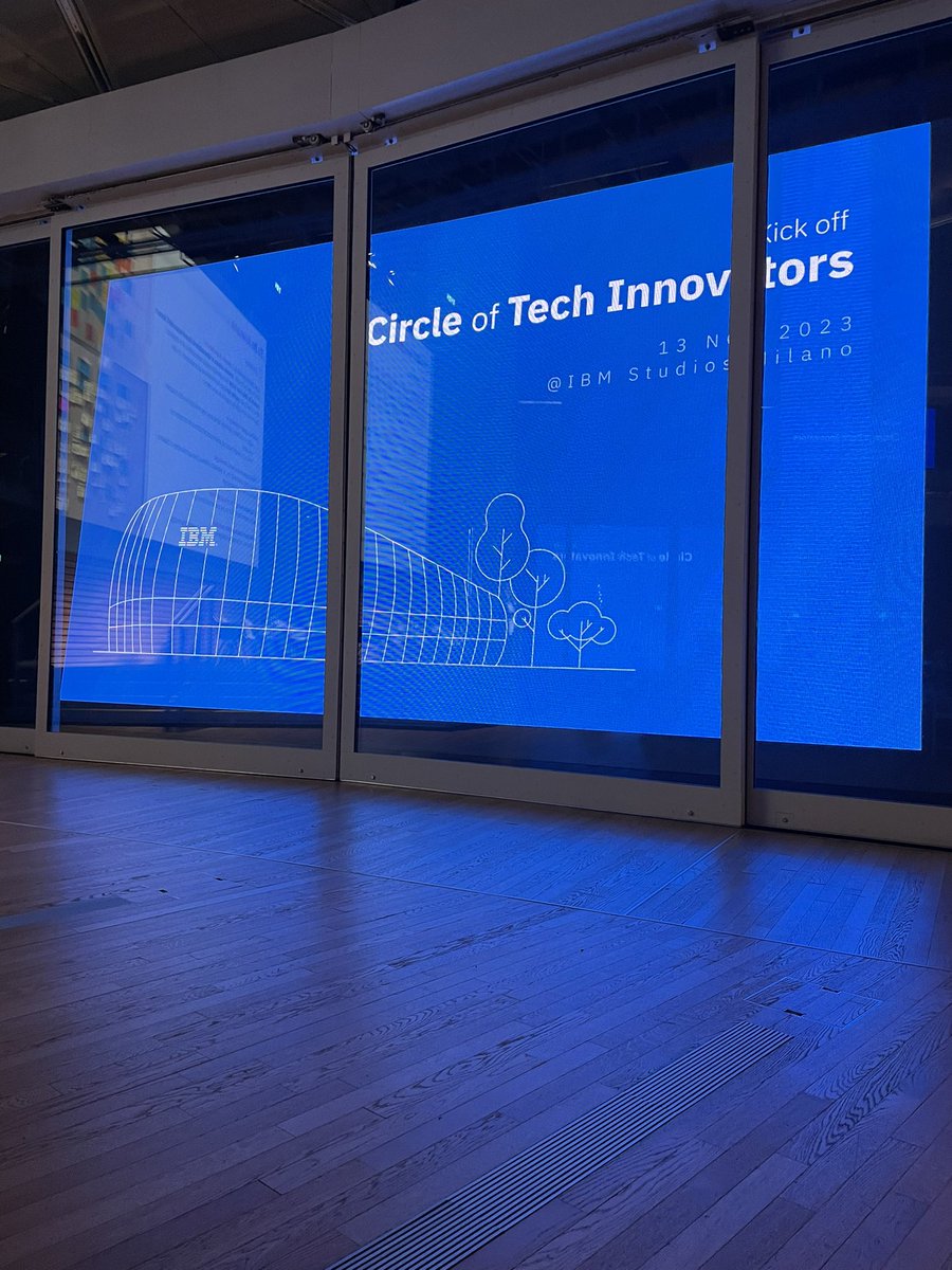 domenicoraguseo's tweet photo. Interesting initiative . Thanks for inviting me at #circleoftechinnovators @IBMItalia #italy #italia #mlan https://t.co/sZu3cFAcVi