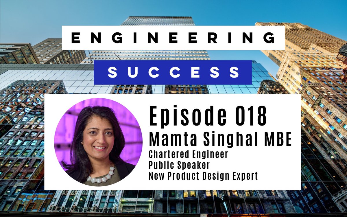 Jaemie Hutton (@jaemiehutton) on Twitter photo #MotivationalMonday with a featured episode of Engineering Success podcast series!
Episode 018 of the show featured the amazing <a href="/mamtasinghal2/">Mamta MBE, CEng, FIET ๐ฌ๐ง๐ฎ๐ณ๐บ๐ฒ</a> talking about her amazing journey in the #Engineering industry!
Listen here:
jaemiehutton.com/mamtasinghal #MotivationalMonday with a featured episode of Engineering Success podcast series!
Episode 018 of the show featured the amazing <a href="/mamtasinghal2/">Mamta MBE, CEng, FIET ๐ฌ๐ง๐ฎ๐ณ๐บ๐ฒ</a> talking about her amazing journey in the #Engineering industry!
Listen here:
jaemiehutton.com/mamtasinghal
