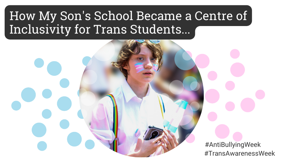 As it is both #AntiBullyingWeek and #TransAwarenessWeek, we thought it would be the perfect moment to publish this article about a mum of a trans son, and her experience with her son's teachers and school when he came out as trans in Year 7 🏳️‍⚧️🎓💪

READ ➡️diversityrolemodels.org/news/transform…