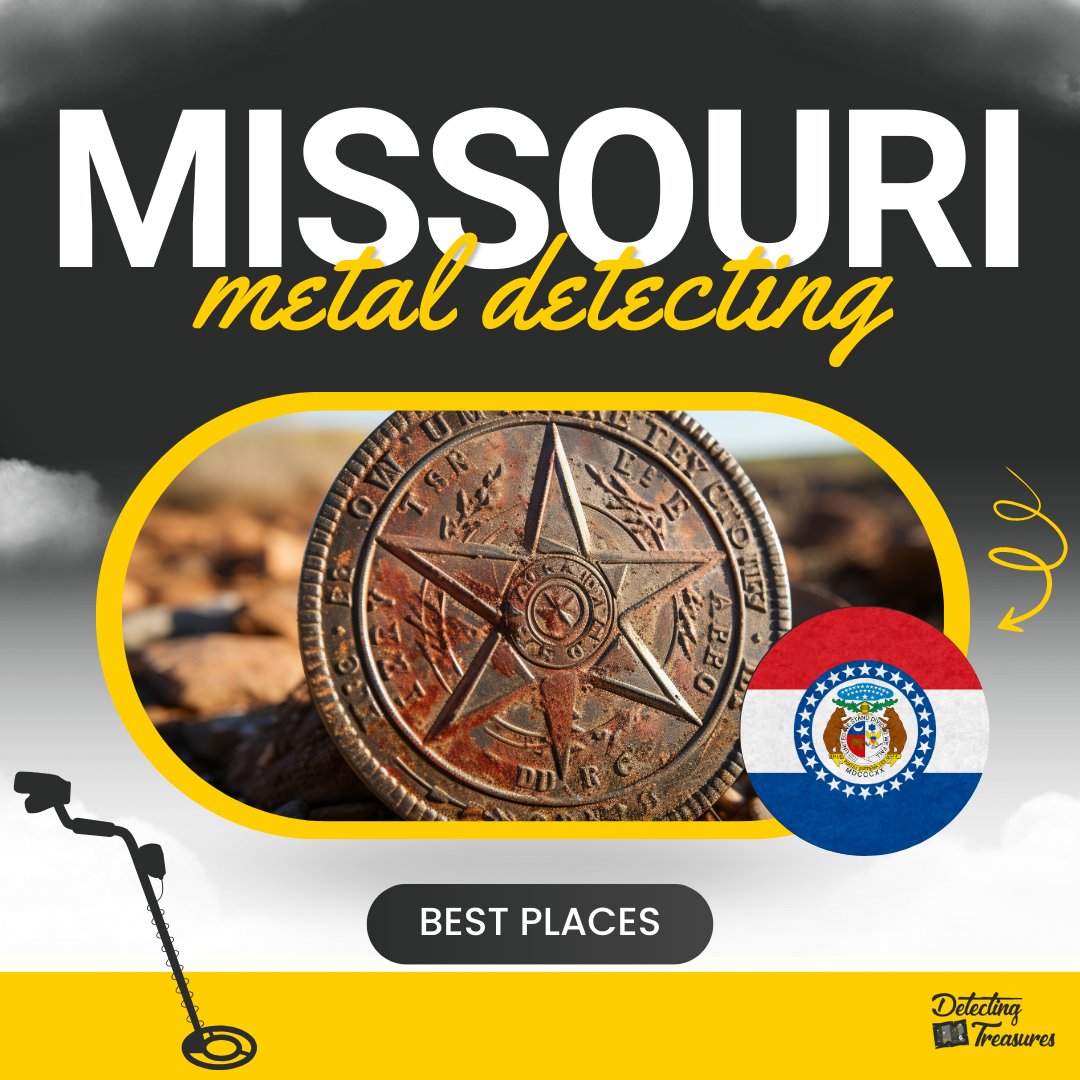 🌲🔍 Discover Missouri's best spots for metal detecting adventures! 
Link: detectingtreasures.com/places-to-meta…

#MetalDetecting #MissouriAdventures #TreasureHunt #HistoricFinds #OutdoorExploration #AdventureAwaiting #Missouri