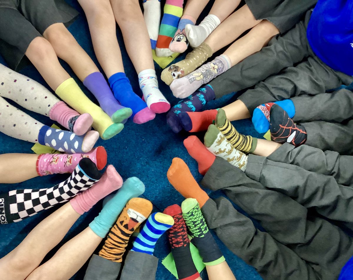 BPSEYFS's tweet image. Odd socks day in Early Years, the children have been thinking about how to celebrate differences and how to spread kindness!
