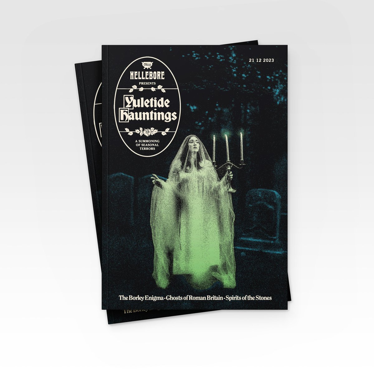 YULETIDE HAUNTINGS has contributions from @kjsoar, <a href="/mjpcuervo/">Maria J Pérez Cuervo</a>, <a href="/AliceVernon10/">Alice Vernon</a>, <a href="/Verity_Holloway/">Verity Holloway</a>, <a href="/edward_parnell/">Edward Parnell</a>, John A. Riley and <a href="/hypnojoo/">Julia Round</a>, with cover image by Courtney Brooke and art direction <a href="/nathanielhebert/">Nathaniel Hébert</a>. Edited by <a href="/mjpcuervo/">Maria J Pérez Cuervo</a>. 

👉helleborezine.bigcartel.com