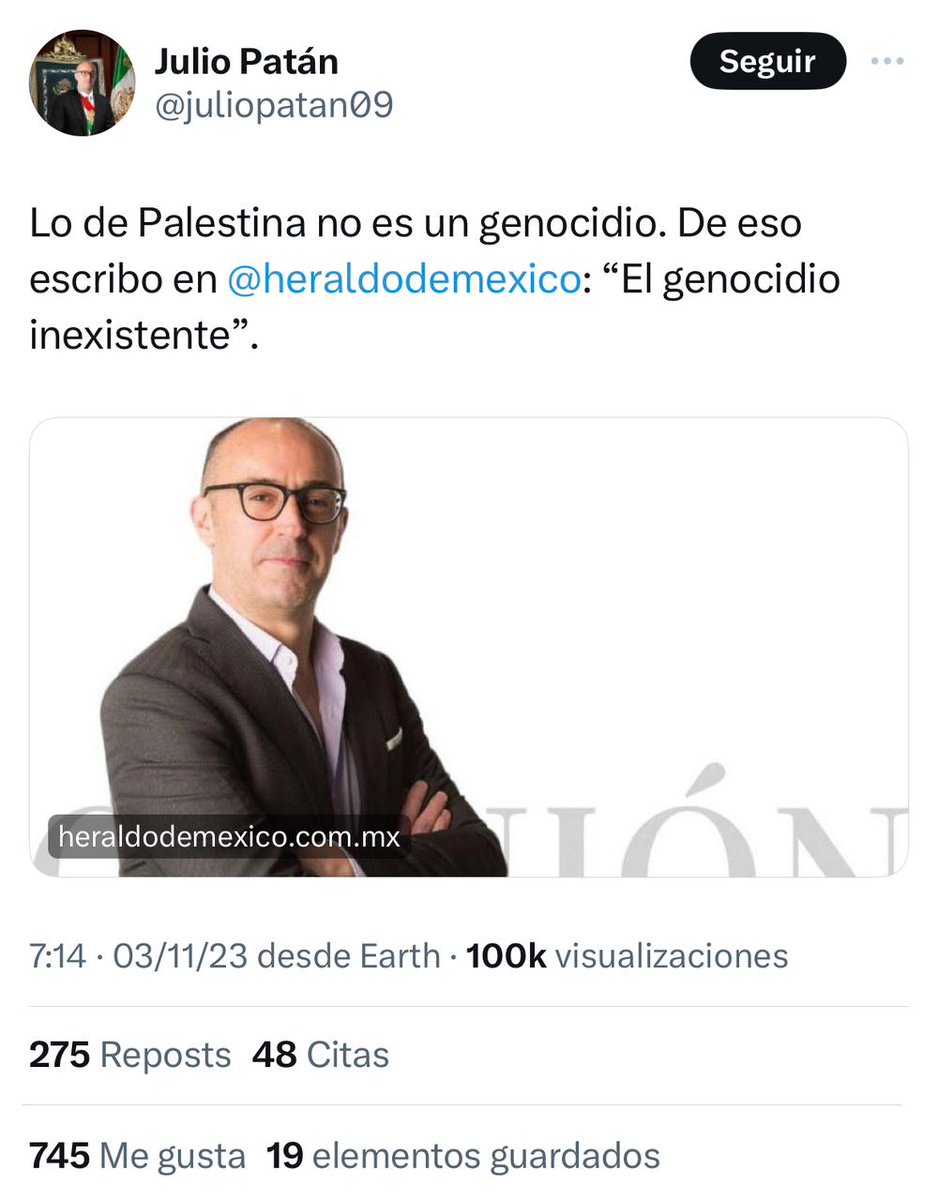 cesarpinedar's tweet photo. En Palestina hay un régimen de apartheid y crímenes de guerra cuyo responsable es Israel.
A diferencia del negacionismo de @juliopatan09 y la derecha mexicana sobre la masacre de civiles palestinos,en este🧵mostramos las pruebas para nombrar lo que sucede En Palestina: genocidio https://t.co/GOegEqpbuV