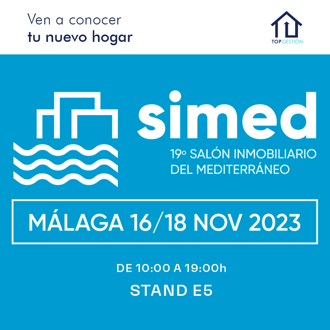 ¡¡Visítanos en SIMED 2023!!

Te invitamos a que conozcas en exclusiva nuestras promociones de la Costa del Sol.

Del 16 al 18 de noviembre de 10:00h a 19:00h. ¡Te esperamos en el Stand E5!