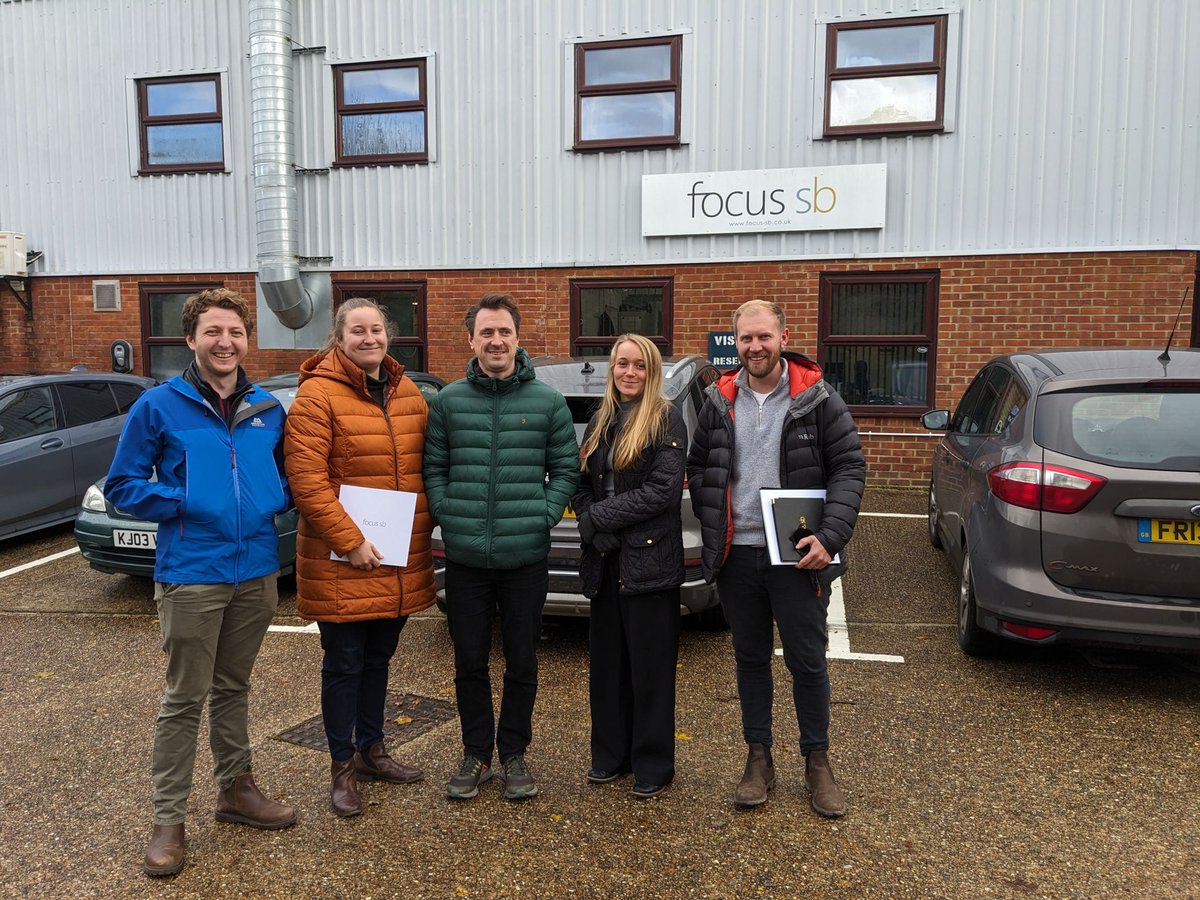 We were pleased to welcome Rob Pollard and the team from @RXarchitects for a private factory tour hosted by Chris Turner and Gennifer Beckwith today - thanks for braving the weather, and we hope you enjoyed your visit! #FactoryTour #ElectricalAccessories #FocusSB #RXArchitects