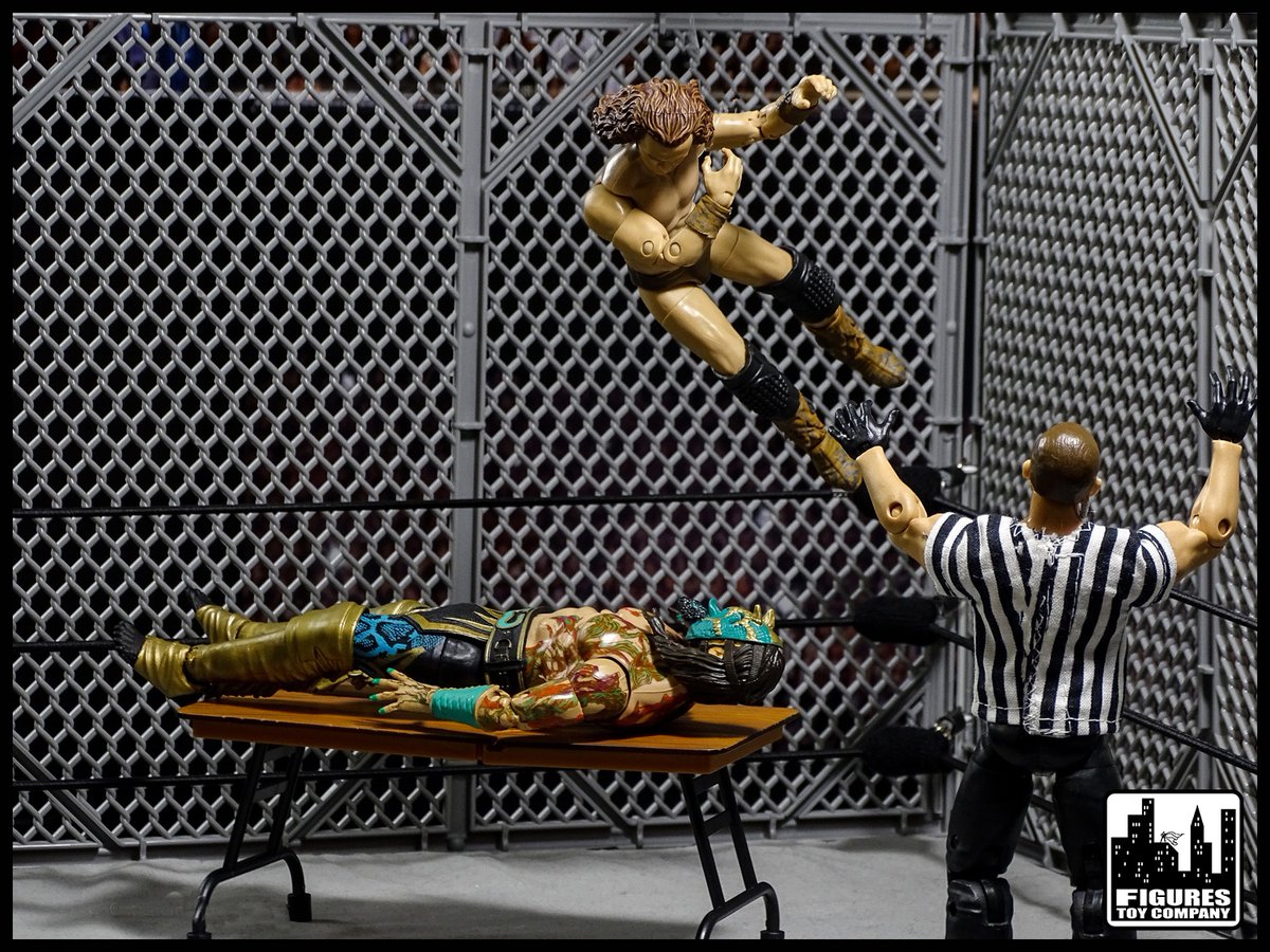 Wrestling rings for your figures are a must, but every fan should also have our Steel Cage! Built to fit our Standard and Premium rings, it's the biggest steel cage on the market, perfect for FTC, WWE, and AEW figures! Get yours from figurestoycompany.com today! #figlife