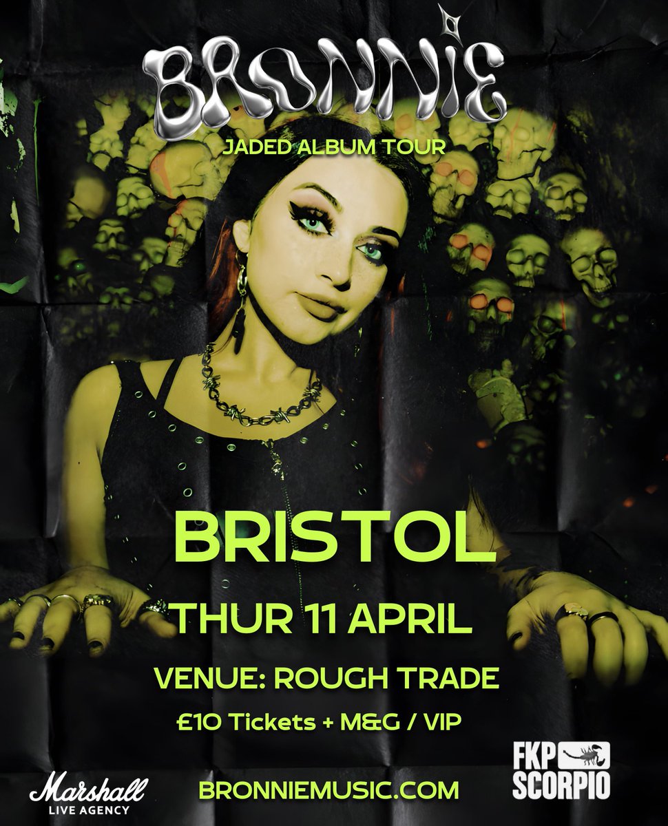 SOLD OUT BRISTOL SHOW TONIGHT FOR <a href="/thebandsoap/">SOAP</a> TOUR! ❤️‍🔥

CATCH US NEXT AT OUR FIRST BRISTOL HEADLINE SHOW NEXT YR!