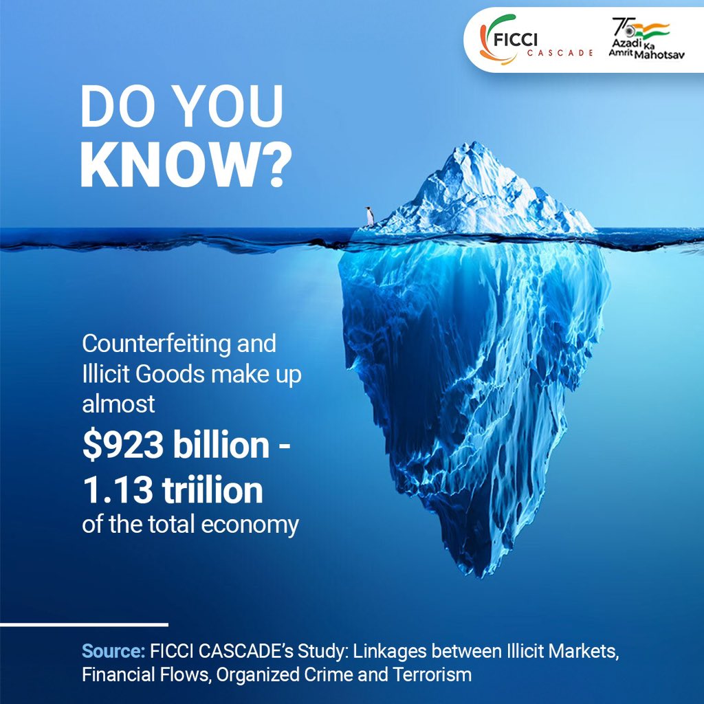 Cascadeglobal's tweet photo. Counterfeiting and Illicit Goods fuel an underground economy worth trillions. Let's raise awareness and fight this global issue together.
#StopCounterfeiting #SayNoToIllicitGoods https://t.co/bfEhCVFyBZ