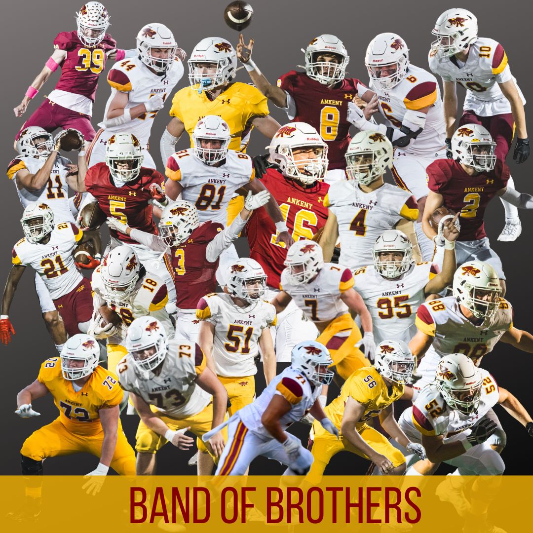 AnkenyHawkFB's tweet photo. On to the Ship back at home at the DOME. #bandofbrothers #thatsahawkfirstdown https://t.co/oLJfxb7Po3