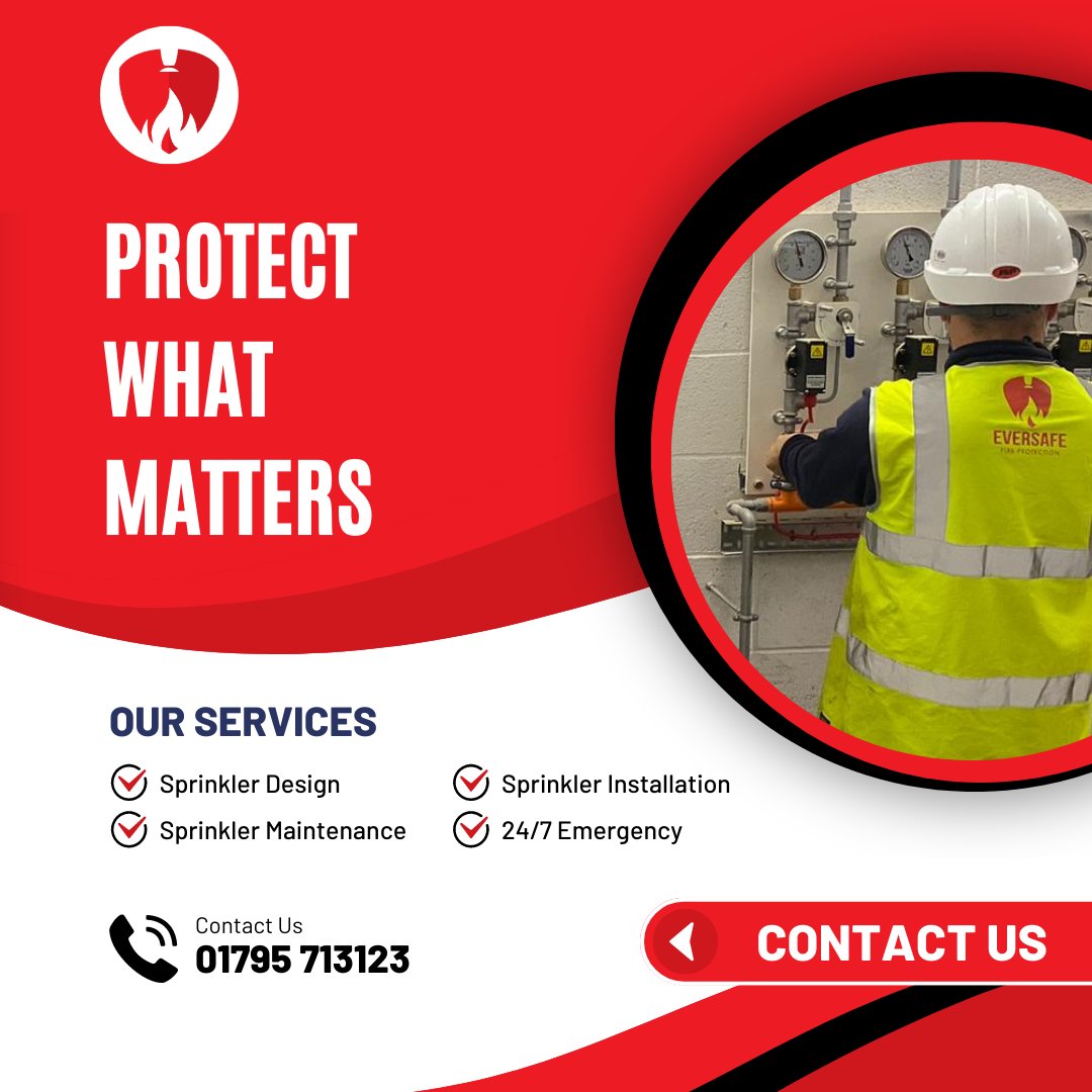 Protect your assets and loved ones with our fire protection services.

Your safety is our mission!

Visit eversafefire.com and speak to our team to learn more.

#FireSafety #FireSprinklers #Residential #Commercial #Industrial