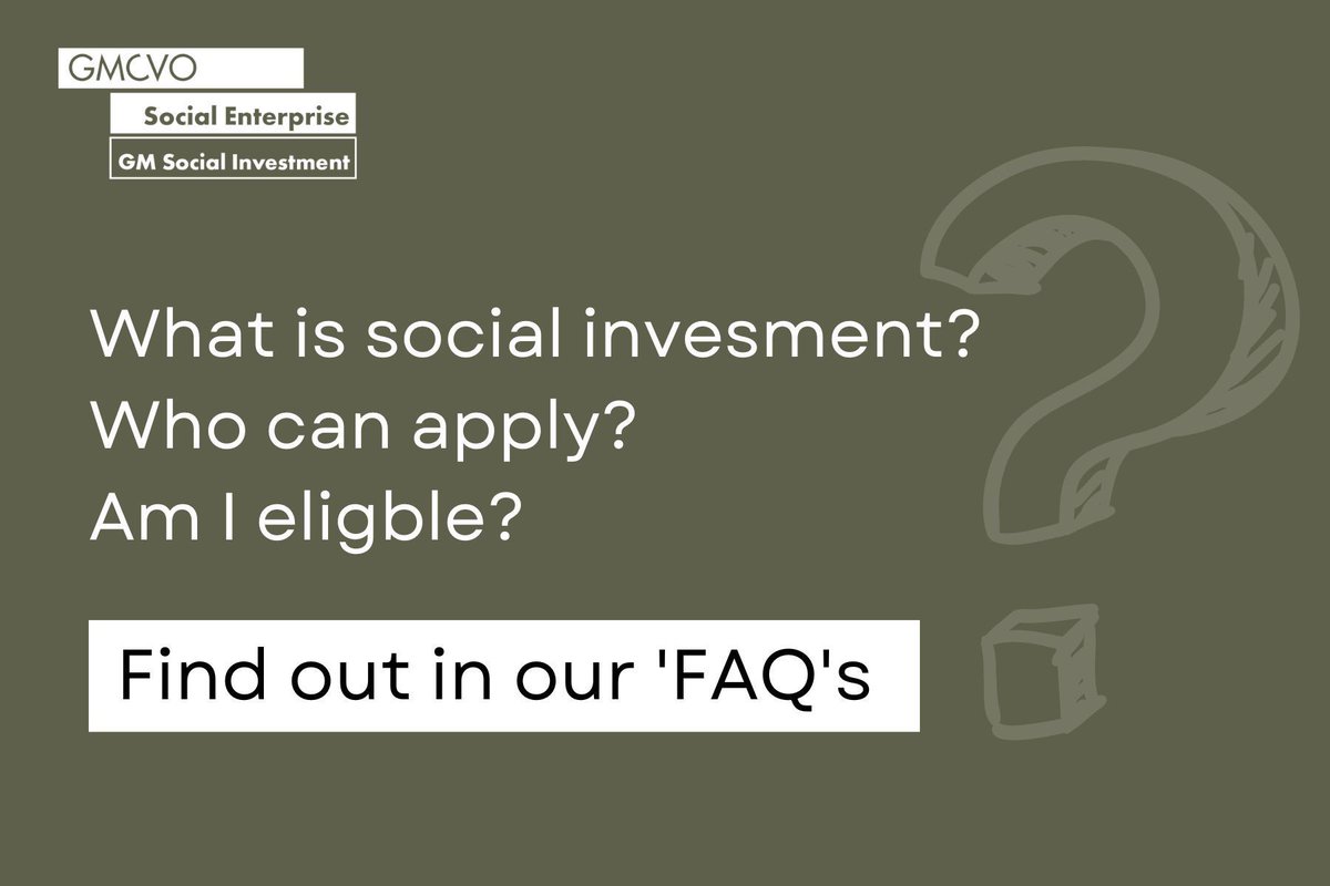 Find out more about our social investment offer in our online 'FAQ's 👇 buff.ly/3MFuGEN