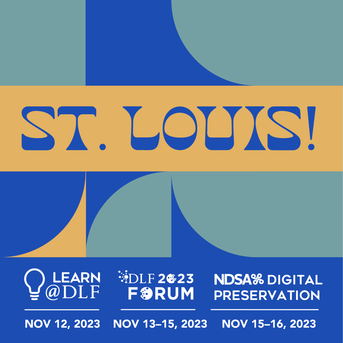 CLIRDLF's tweet image. It's finally here! Welcome to the 2023 DLF Forum! We look forward to connecting with our wonderful community members and getting to know folks who are new to our events. See what’s happening on our event website: hubs.li/Q028gKCD0.  
#DLFforum