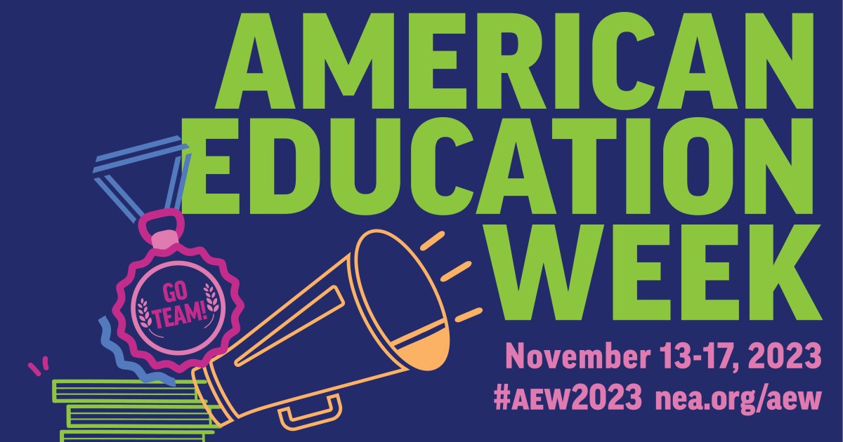 It's #AmericanEducationWeek! Join us and celebrate public education and honor the educators ensuring that every student receives a quality education. The commitment and tireless work of #TeamYCSD is unparalleled. #AEW2023