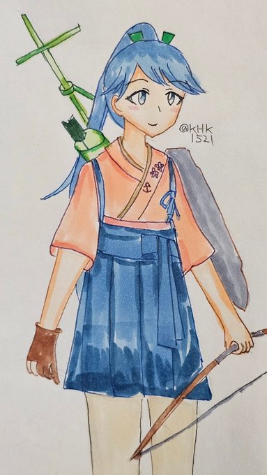「arrow (projectile) hakama skirt」 illustration images(Latest)