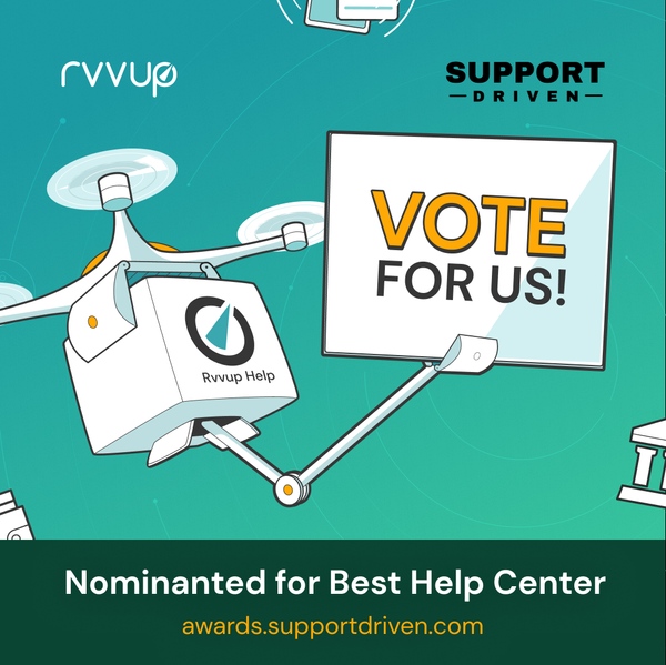 We’ve been nominated by SupportDriven, an online community supporting people’s careers in the Customer Support industry. We’d appreciate your vote. 

Read more at linkin.bio/rvvup.

#supportdriven #nomination #voteforus #award #rvvup #payments