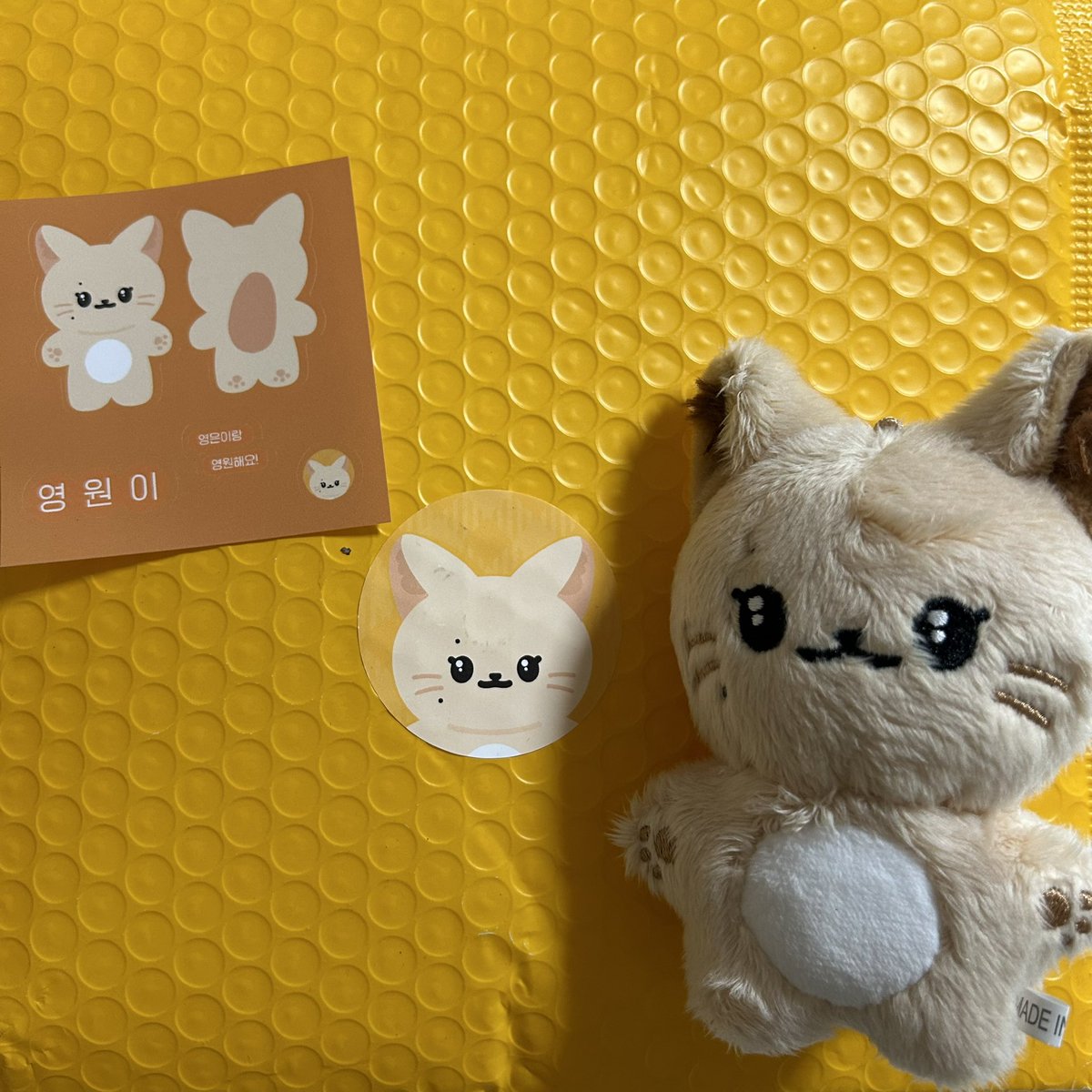tsumumun's tweet photo. 念願のヨンウォニが届きました🦊🤍
かわいすぎる！！！これから一緒にいっぱい推し活する！！

@TOKIOO_y  @youngwoni_ 
ありがとうございました🙏 https://t.co/CTpVGNRdsq