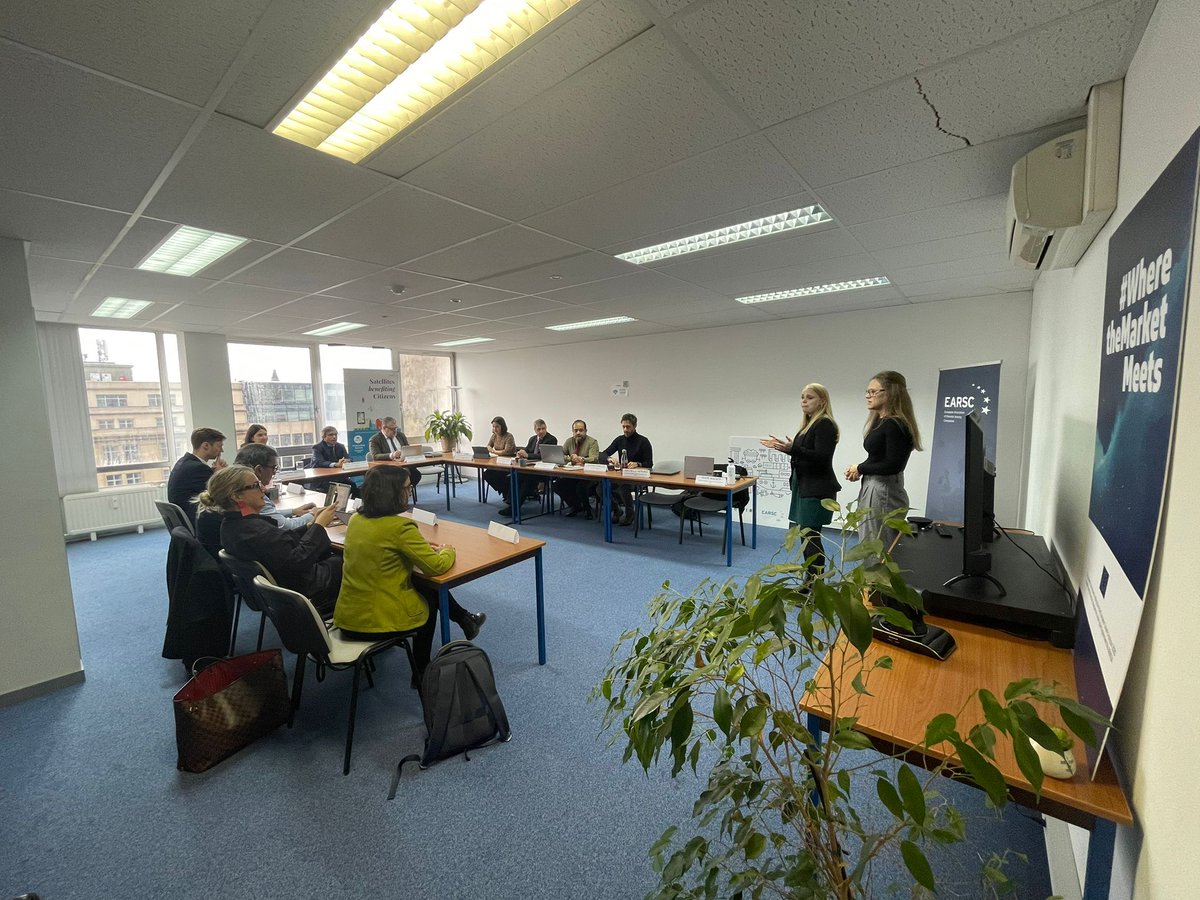 earsc's tweet photo. 🛰️Today EARSC is hosting a meeting with @defis_eu @ASDEurospace 🇪🇺  @espacial_aeb🇧🇷 @CONAE_Oficial🇦🇷 @min_ciencia🇨🇱 @AEM_mx🇲🇽 to discuss R&amp;D, space business development, and global partnerships together with our members @constellr, @planet and @infoGMV. https://t.co/I5PFkhbadq