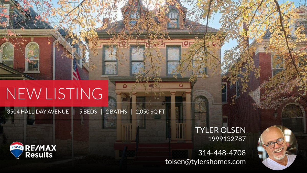 📍 New Listing 📍 Take a look at this fantastic new property that just hit the market located at 3504 Halliday Avenue in St Louis. Reach out here or at 314-448-4708 for more information

Tyler OLSEN homeforsale.at/3504_HALLIDAY_…