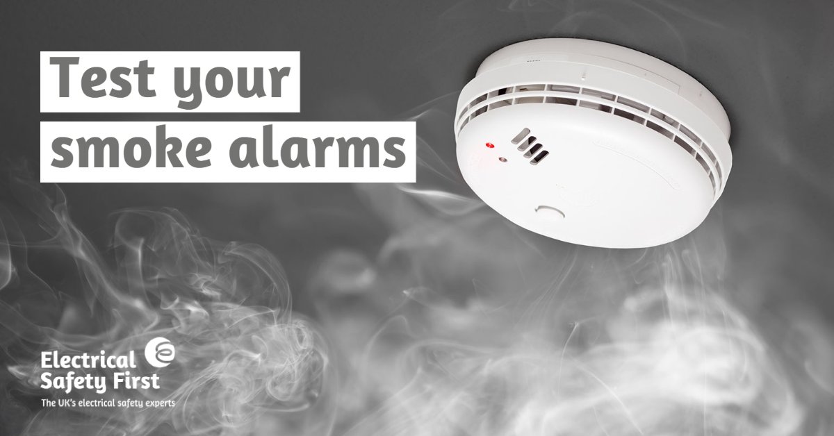 It’s Test It Tuesday! Making sure you have working smoke & heat alarms could save your life. Test them weekly to make sure if fire does break out everyone in your home has time to get out safely. Alarm information: rb.gy/dy54of