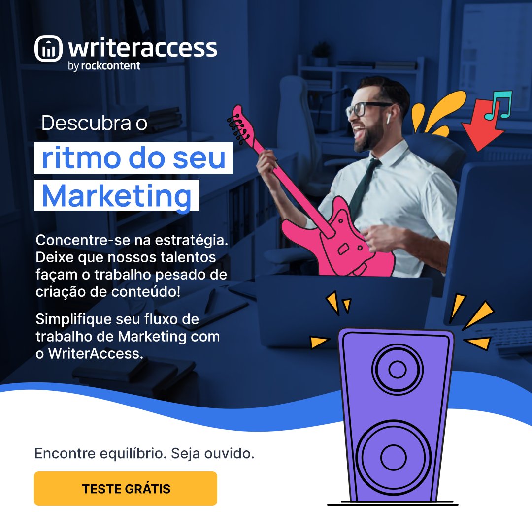 DESCUBRA O RITMO DO SEU MARKETING

Concentre-se na estratégia. Deixe que nossos talentos façam o trabalho pesado de criação de conteúdo!

Simplifique seu fluxo de trabalho de Marketing com o WriterAccess.

Encontre equilíbrio. Seja ouvido.
bit.ly/45Cxbzq