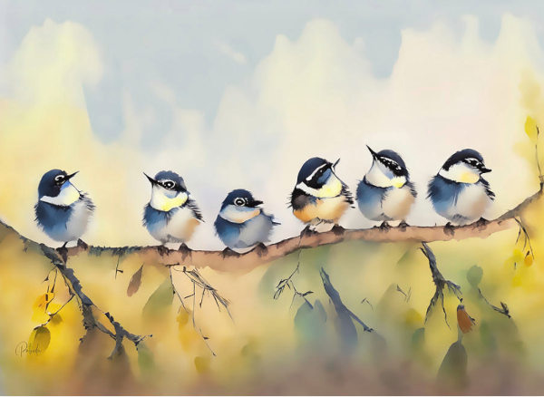 Pabodie_Art's tweet photo. #BuyIntoArt #FallForArt #artistprint #AYearForArt #giftideas #watercolor #watercolorpainting #chickadees #canvasprint #birds
BABY CHICKADEES ON A BRANCH can be purchased here: https://t.co/RRCXkzcOnn https://t.co/PjqMkK9fWX