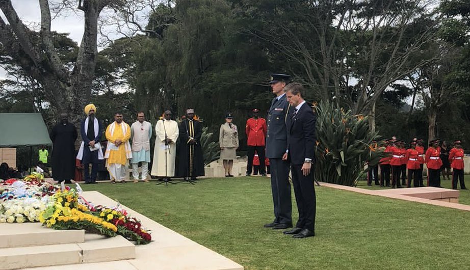 An honour to take part in Remembrance Sunday Service at Ngong Road Commonwealth War Graves Cemetery yesterday. #LestWeForget @UKinKenya @denmarkinkenya