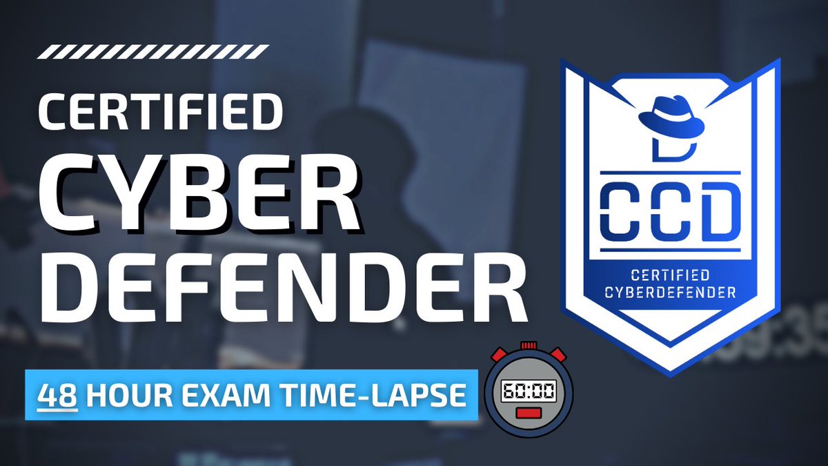 My intense 48-hour journey tackling the Certified CyberDefender exam from <a href="/CyberDefenders/">CyberDefenders®™</a>! While navigating the complexity of the exam in testing my defensive security knowledge, this video encapsulates the highs, lows, and triumphs of my certification exam experience over a