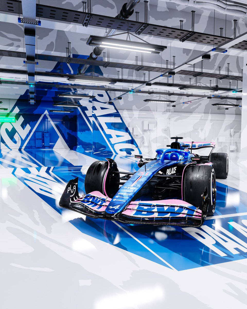 Alpine in partnership with Kappa in Las Vegas: one-off livery