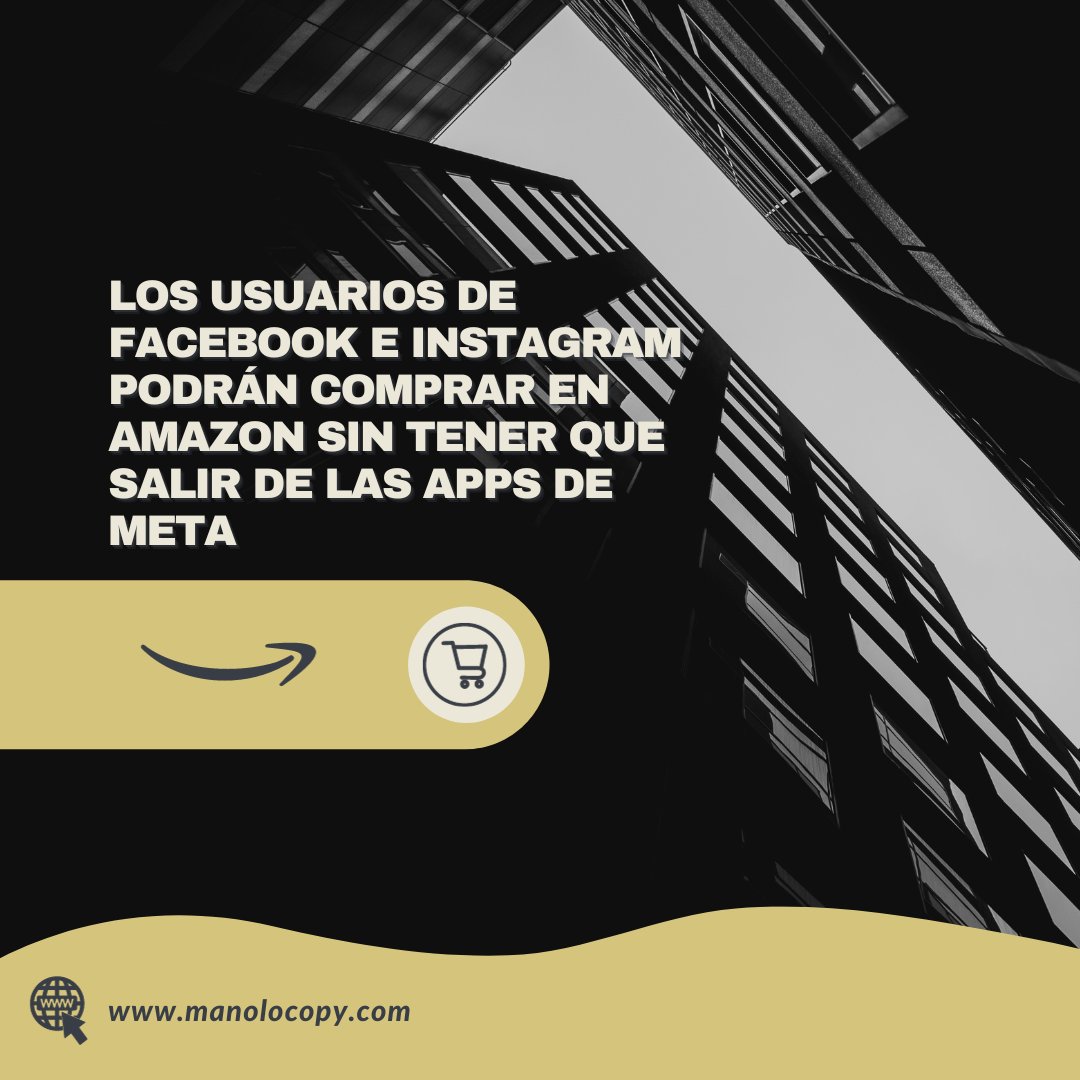 Manu524's tweet photo. Los usuarios de Facebook e Instagram podrán comprar en Amazon sin tener que salir de las apps de Meta

Esta nueva función que ha presentado la compañía de Mark Zuckerberg, permite a sus usuarios vincular sus cuentas de Facebook e Instagram con la de Amazon.

#Meta #Amazon https://t.co/lEsxCOmAaF